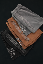 Acid Brown Stone Washed Shorts (4)