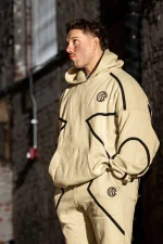 Beige Tech Hoodie (4)