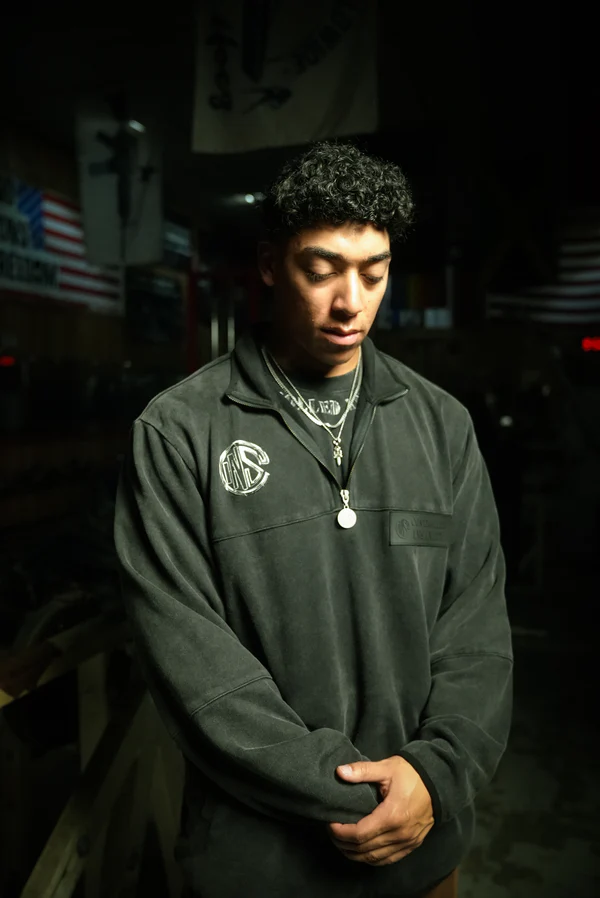 Blackout Suede Quarter zip Blackout Suede Quarter zip