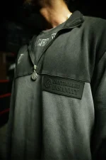 Gunmetal Gray Suede Quarter zip (10)