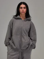 Gunmetal Grey Heavyweight Zip Up