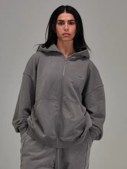 Gunmetal Grey Heavyweight Zip Up